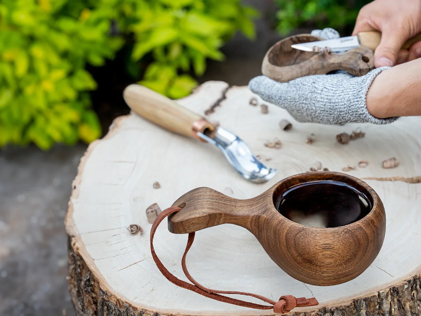 DIY07 Walnut Kuksa Carving Kit – Premium Woodworking Craft Set