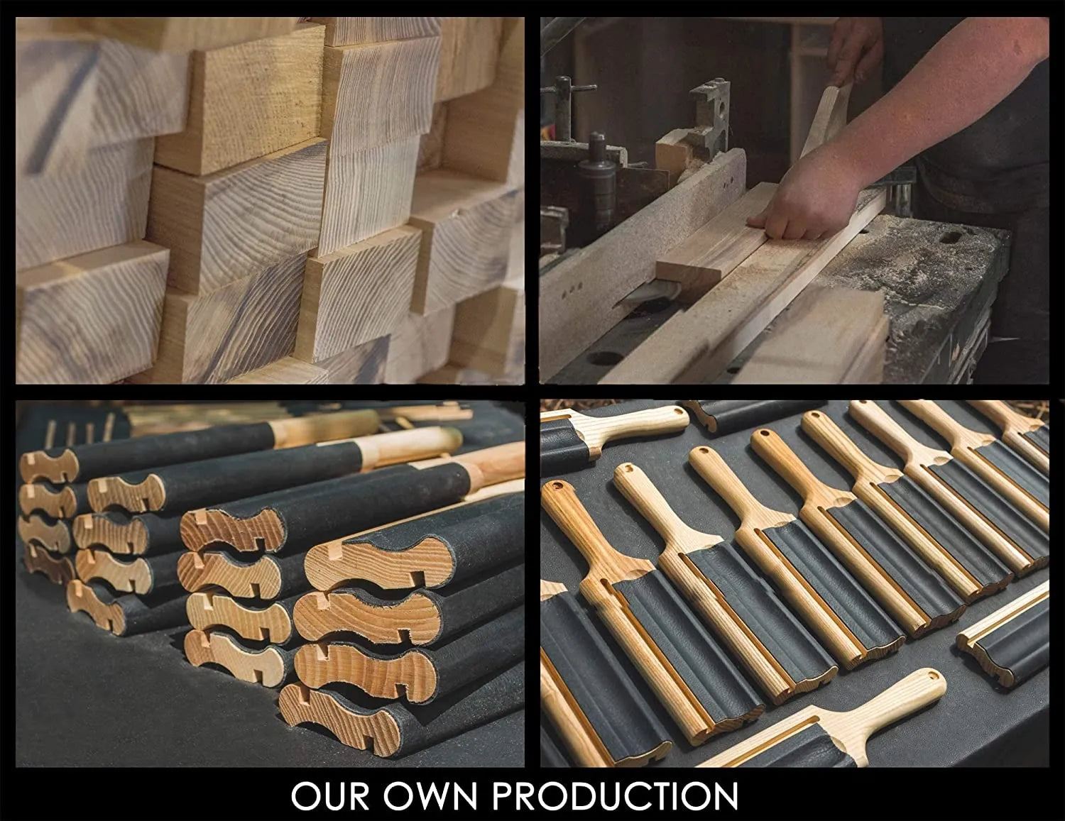 BeaverCraft LS5P1 Dual‑Sided Leather Paddle Strop for Hook Knives