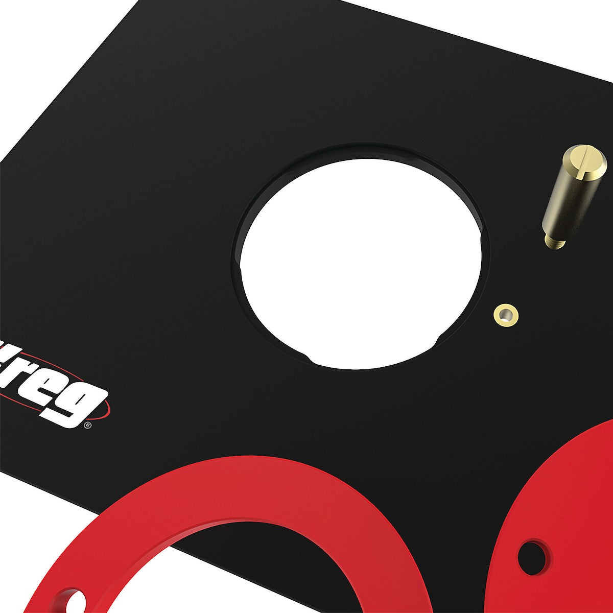 Kreg Precision Router Table Insert Plate: Predrilled, Durable, Bayonet Lock Rings