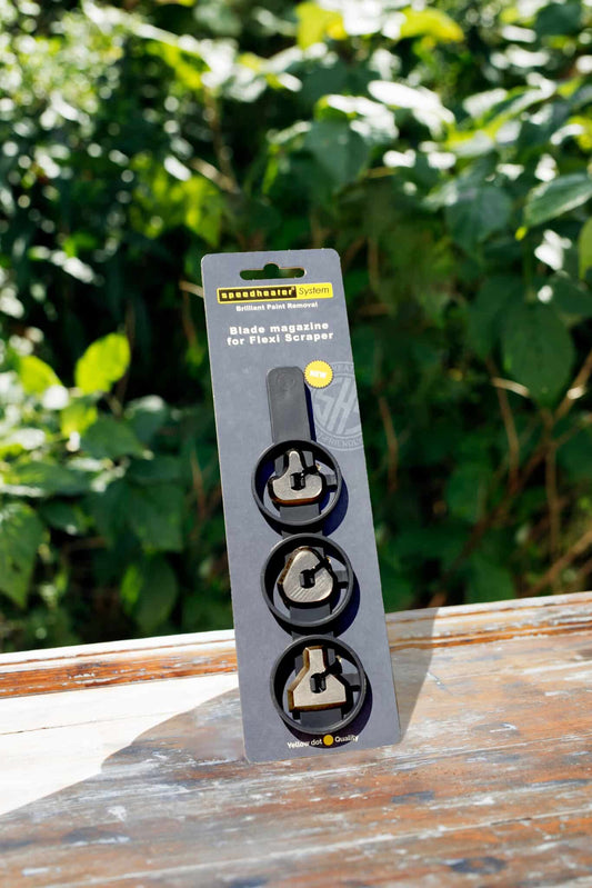 Speedheater Flexi Scraper Blade Magazine: 6-in-1 Versatile Paint Removal Tool