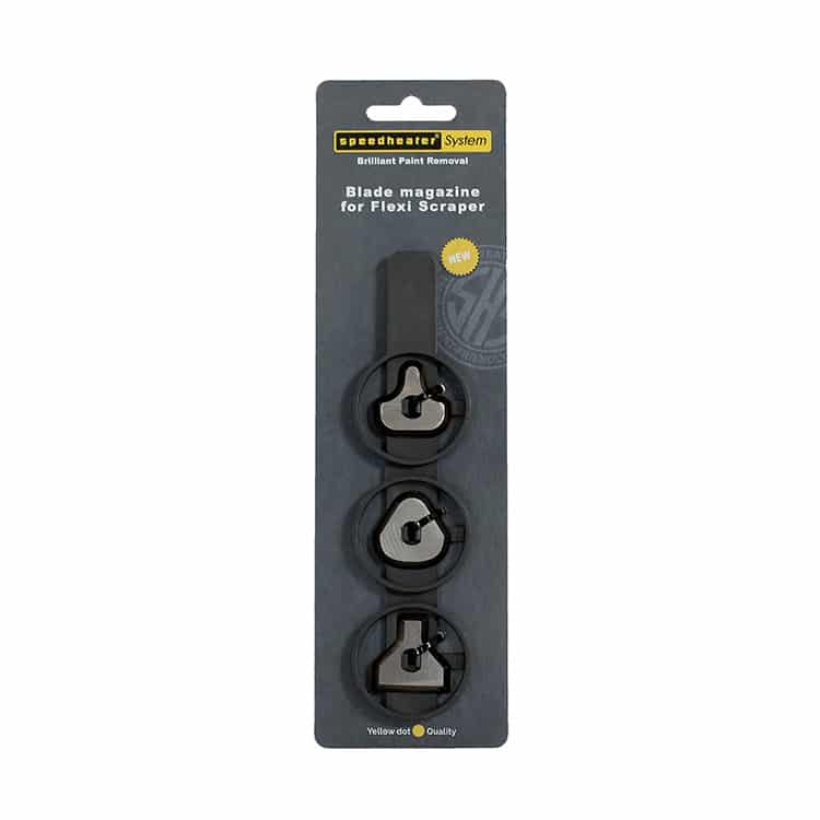 Speedheater Flexi Scraper Blade Magazine: 6-in-1 Versatile Paint Removal Tool