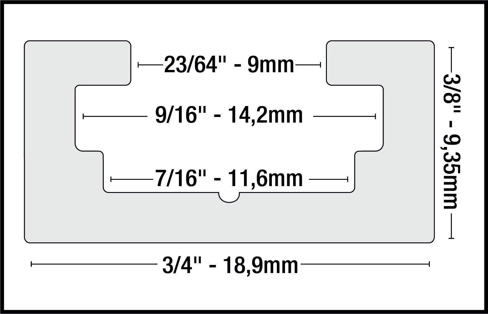 Milescraft T‑Trax24 Universal T‑Track Rail System 24‑Inch Heavy‑Duty