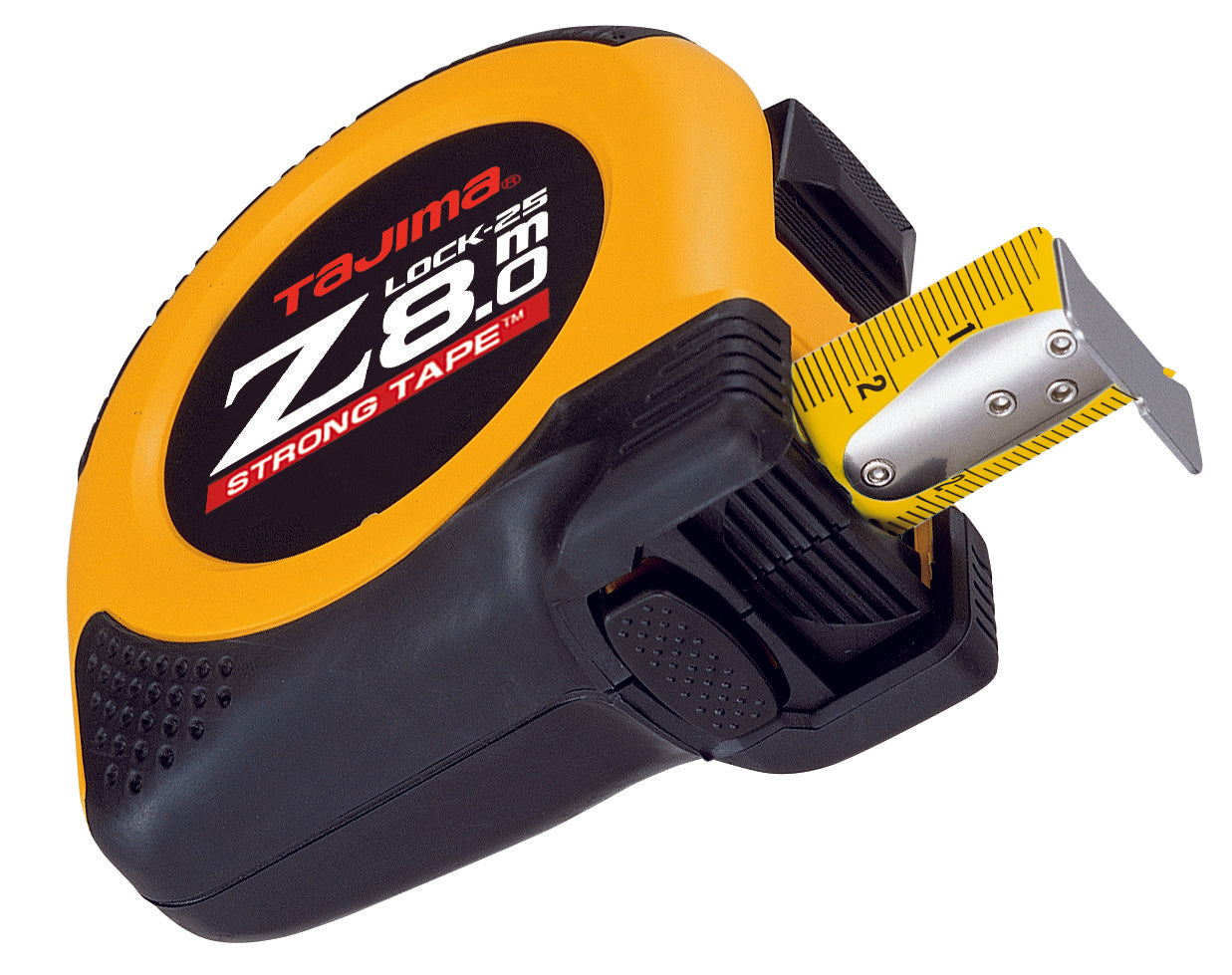 Tajima Z-Lock Professional Retractable Measuring Tape: Durable, Strong, Precise, Metric Tool