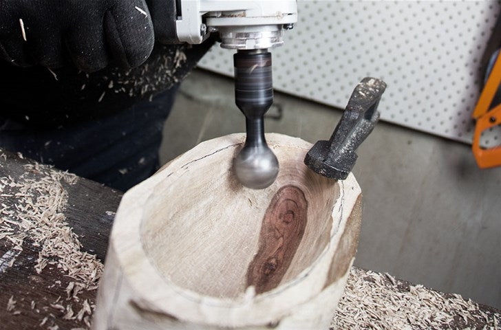 Arbortech 30mm Spherical Ball Gouge Grinder Attachment for Wood Carving