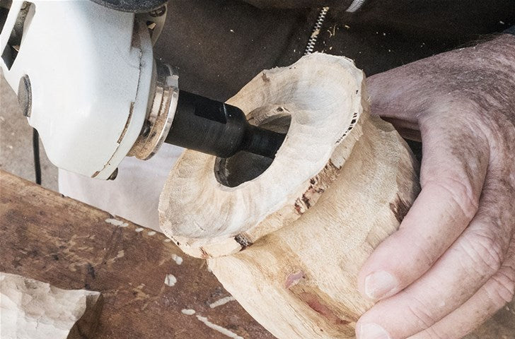 Arbortech 30mm Spherical Ball Gouge Grinder Attachment for Wood Carving