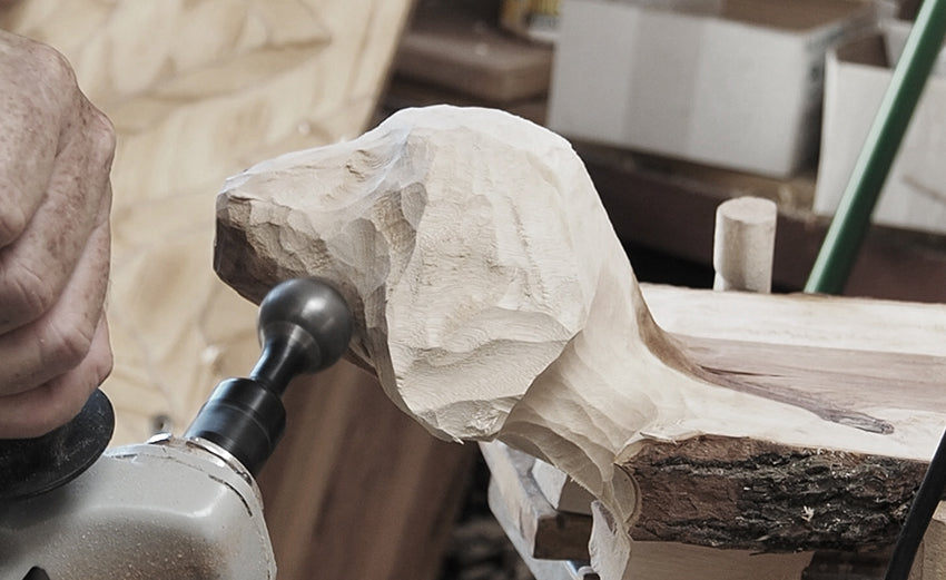 Arbortech 30mm Spherical Ball Gouge Grinder Attachment for Wood Carving