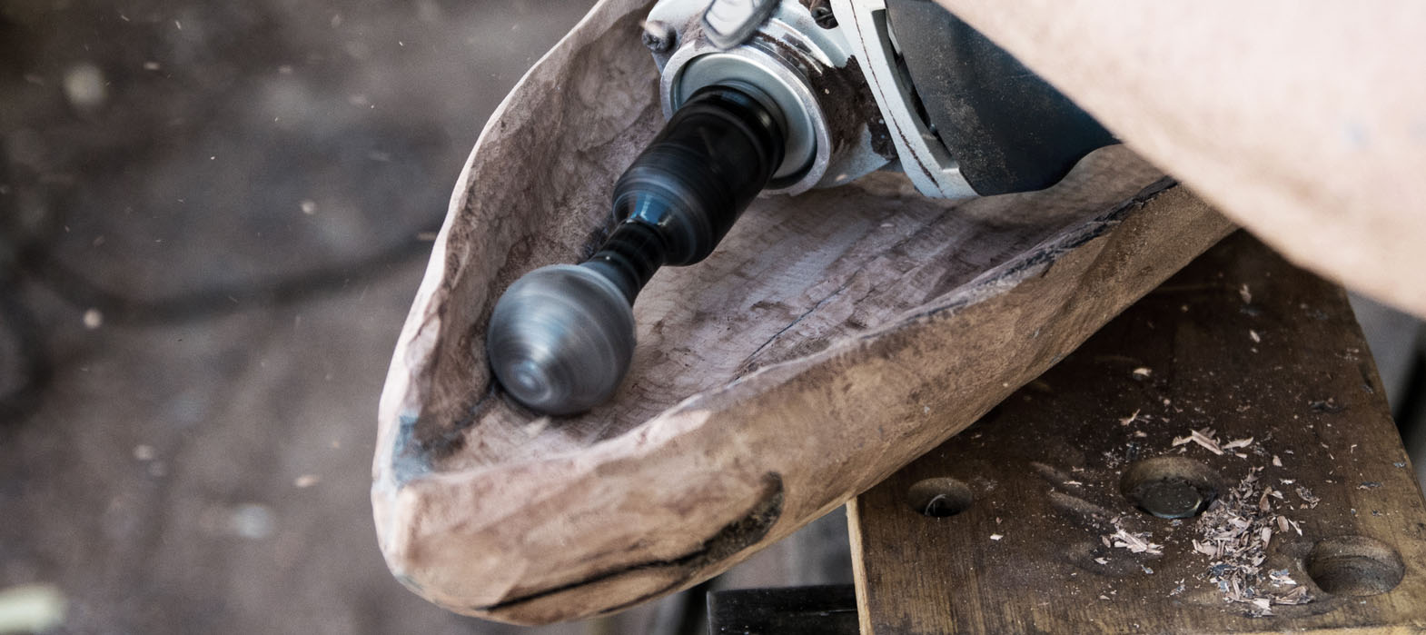 Arbortech 30mm Spherical Ball Gouge Grinder Attachment for Wood Carving