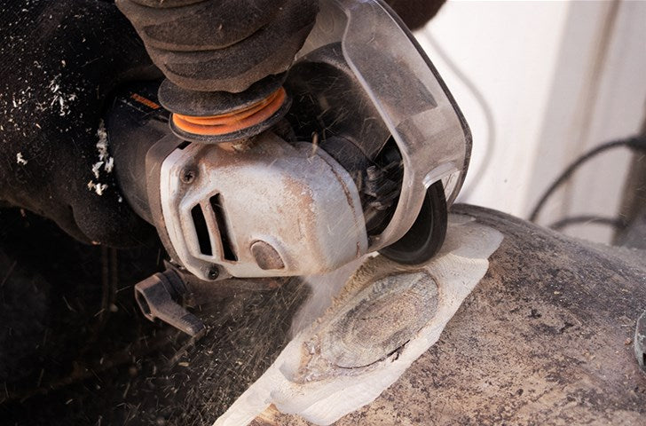 Arbortech Industrial Woodcarver Blade with ProGuard Kit for Angle Grinders