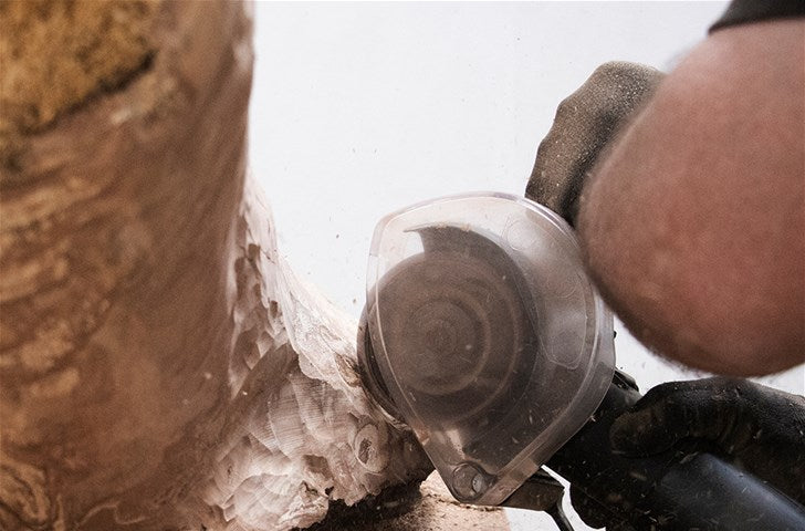 Arbortech Industrial Woodcarver Blade with ProGuard Kit for Angle Grinders