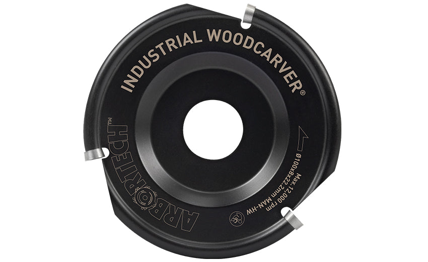 Arbortech Industrial Woodcarver 100mm Blade: Professional Wood Shaping Disc for Angle Grinders