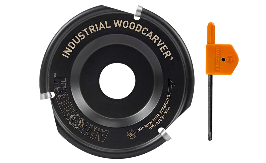 Arbortech Industrial Woodcarver 100mm Blade: Professional Wood Shaping Disc for Angle Grinders