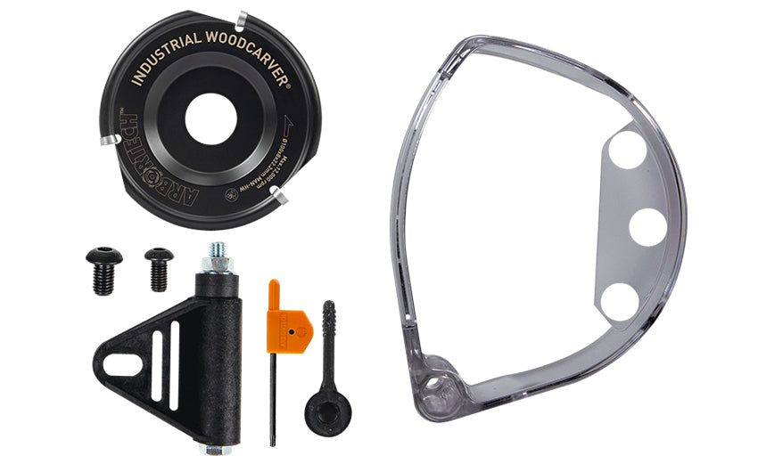 Arbortech Industrial Woodcarver Blade with ProGuard Kit for Angle Grinders