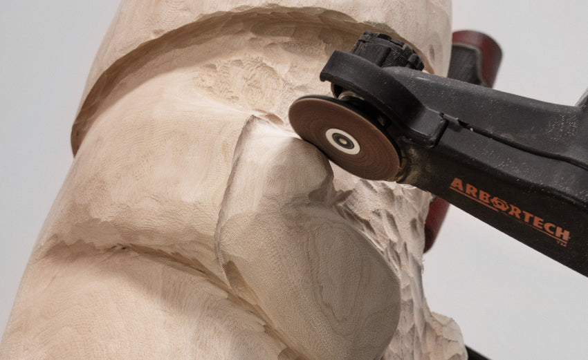 Arbortech Mini Carver Power Tool: Versatile 50mm Angle Grinder for Wood Sculpting