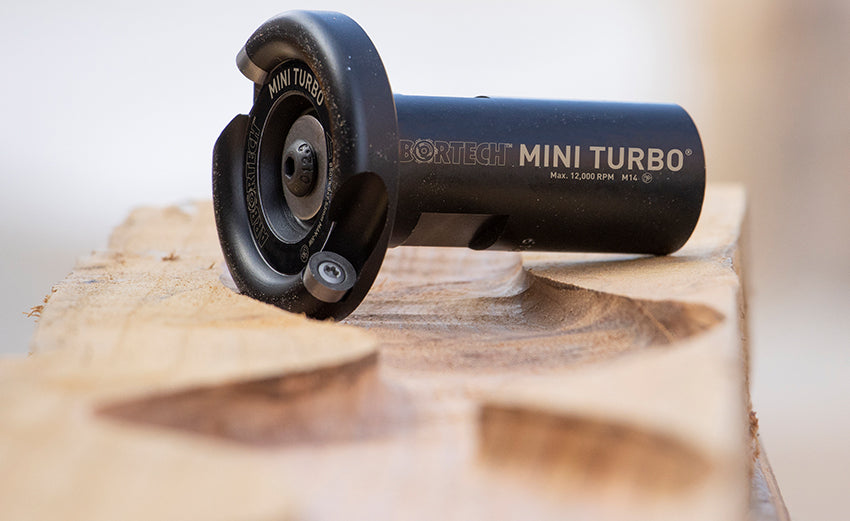 Arbortech Mini TURBO Kit: Versatile 50mm Freehand Wood Carving Attachment