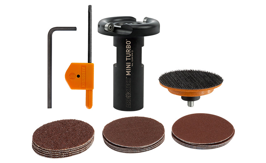 Arbortech Mini TURBO Kit: Versatile 50mm Freehand Wood Carving Attachment