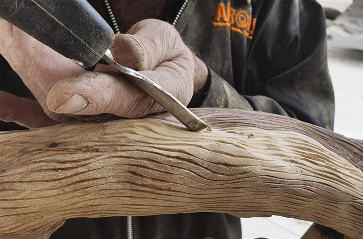 Arbortech Power Chisel Kit: Master Wood Carving Tool with 7 Chisels