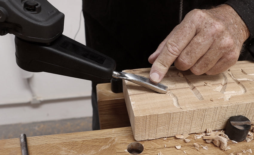 Arbortech Power Chisel Kit: Master Wood Carving Tool with 7 Chisels