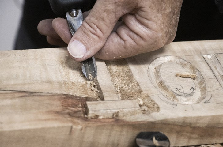 Arbortech Power Chisel Kit: Master Wood Carving Tool with 7 Chisels