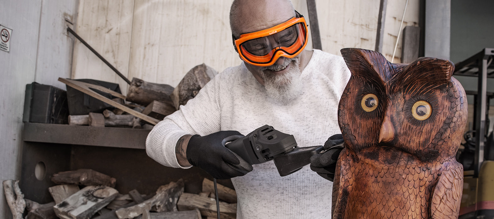 Arbortech Power Chisel Kit: Master Wood Carving Tool with 7 Chisels