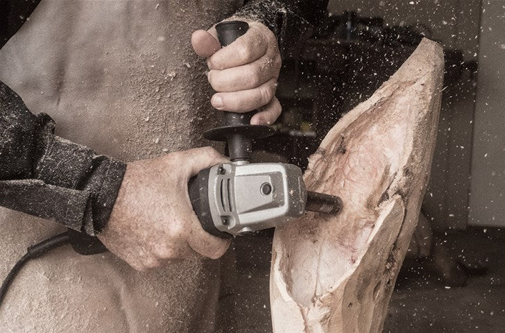 Arbortech TURBO Shaft 20mm Power Carving Attachment for Angle Grinder