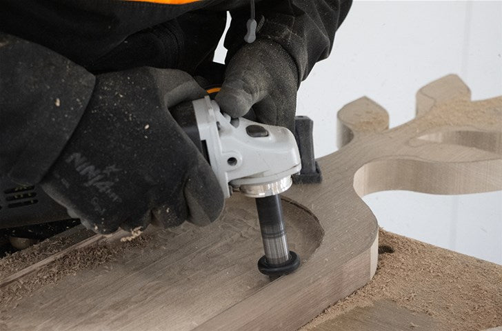 Arbortech TURBO Shaft 20mm Power Carving Attachment for Angle Grinder