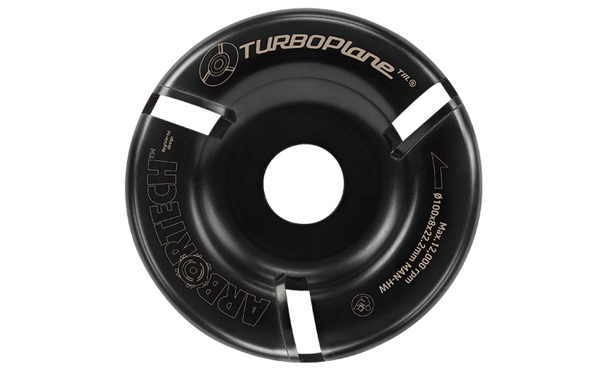 Arbortech TURBOPlane 100mm Tungsten Carbide Wood Carving Disc Attachment