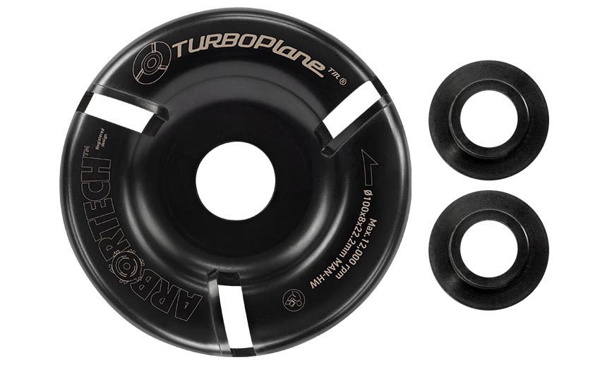 Arbortech TURBOPlane 100mm Tungsten Carbide Wood Carving Disc Attachment