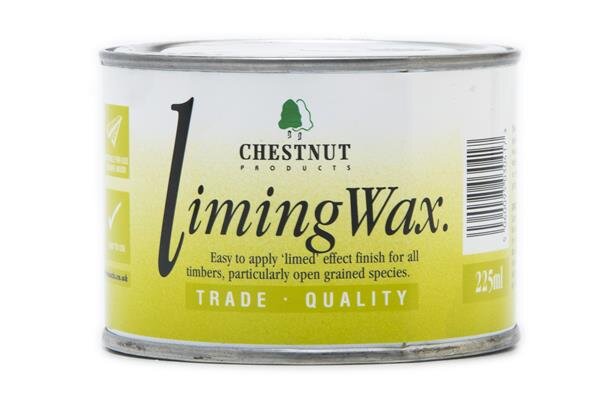 Chestnut Liming Wax 225ml: Enhance Wood Grain, Whitewash Effect for Ash Oak Elm