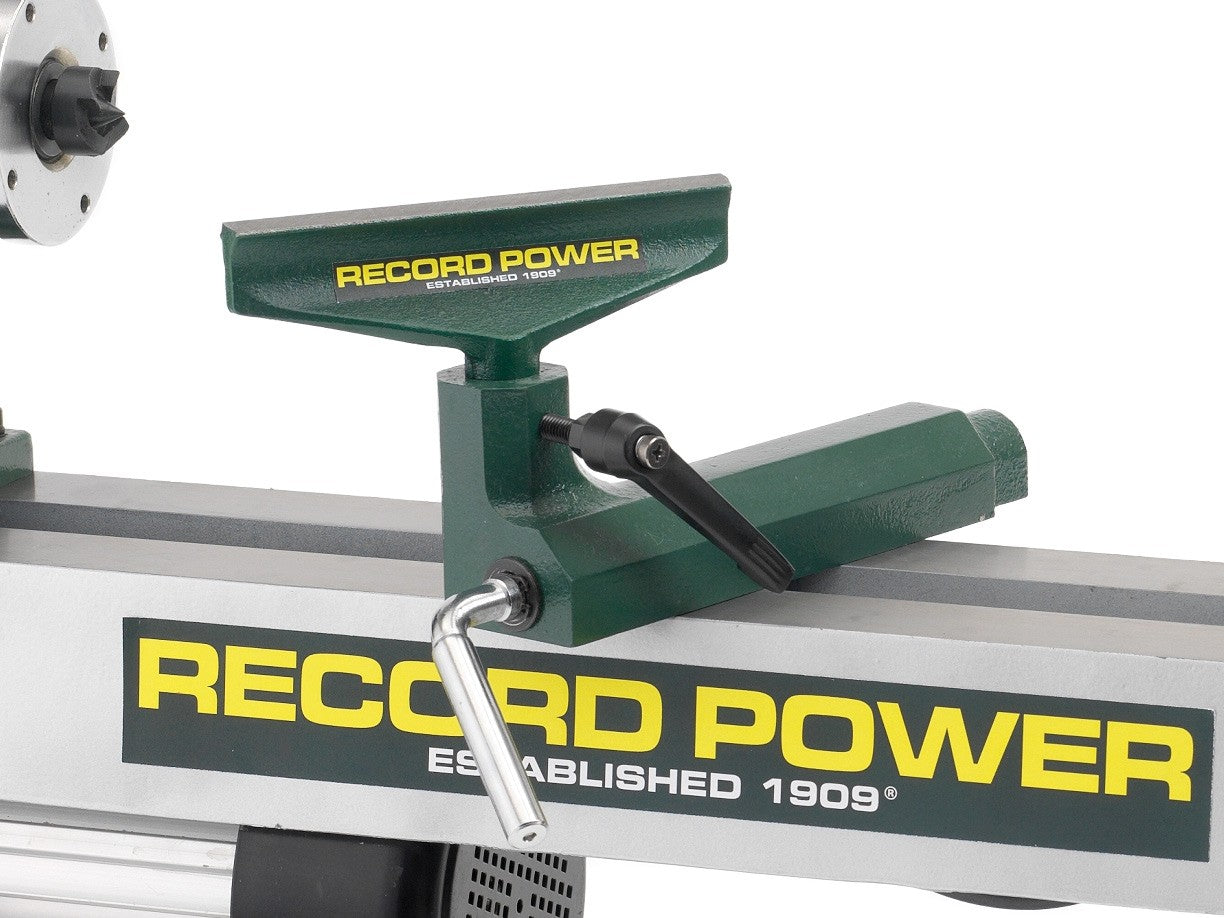 Record Power DML250 Compact Wood Lathe: Precision Desktop Turning Machine
