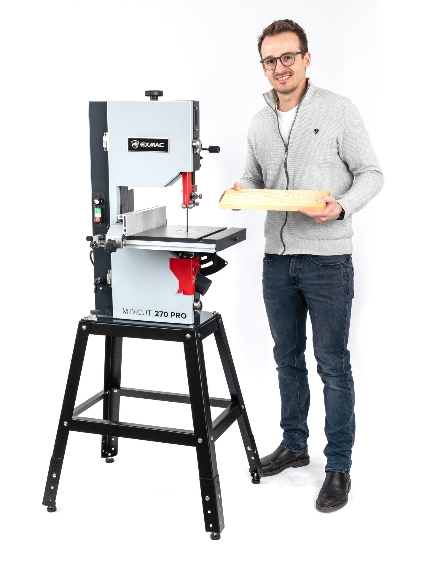 EXMAC Precision Bandsaw MIDICUT 270 PRO: Versatile Wood & Metal Cutting Machine
