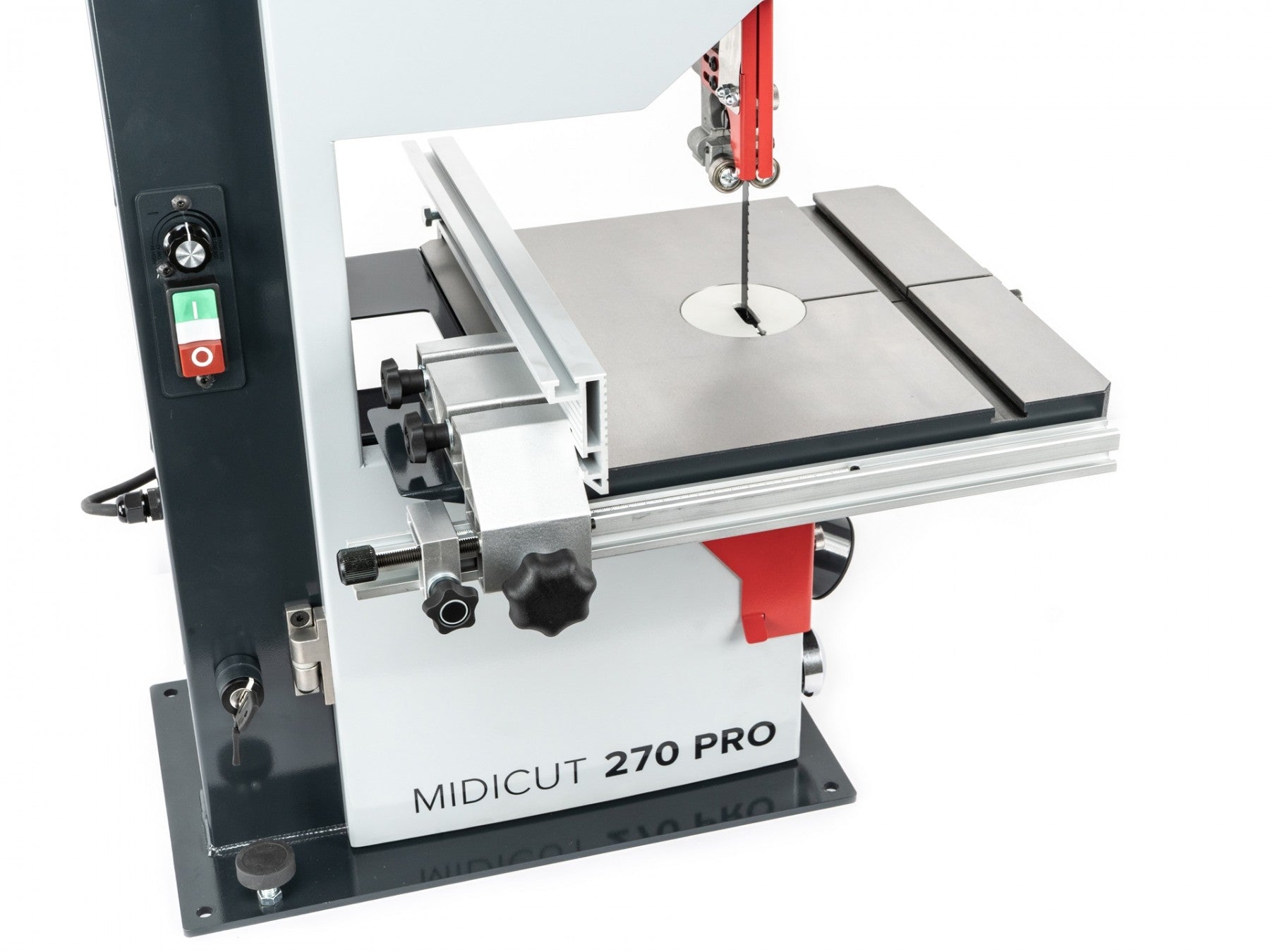EXMAC MIDICUT 270 Precision Band Saw: Versatile Woodworking, Dual-Speed, Compact Design