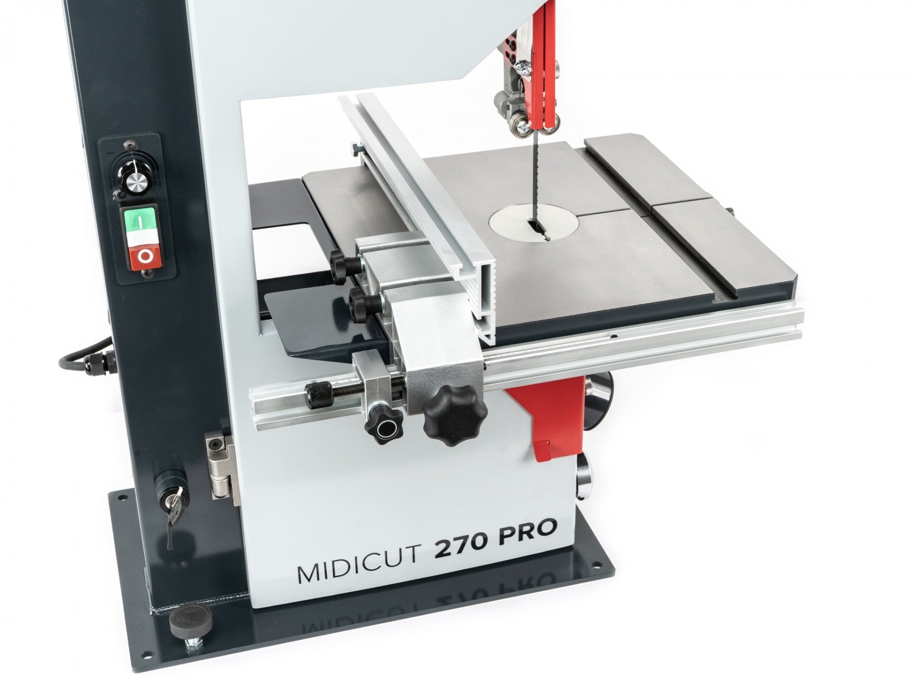EXMAC MIDICUT 270 Precision Band Saw: Versatile Woodworking, Dual-Speed, Compact Design
