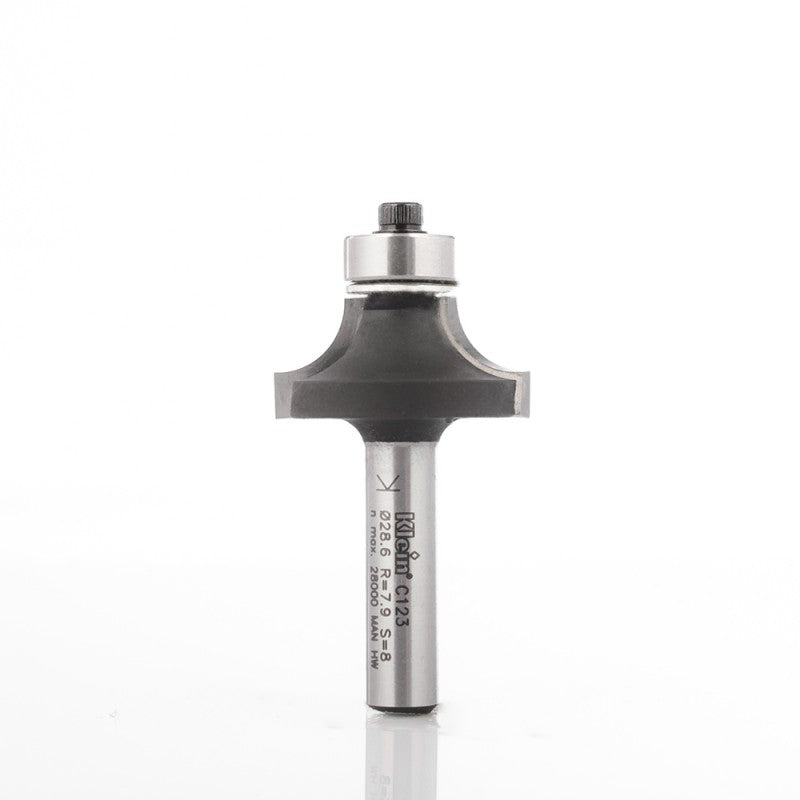 Precision Carbide Corner Rounding Router Bit with Ball Bearing Guide