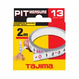 Tajima Professional Pit Measure Adhesive Tape: Durable, Reversible, Self-Adhesive Benchtop Ruler