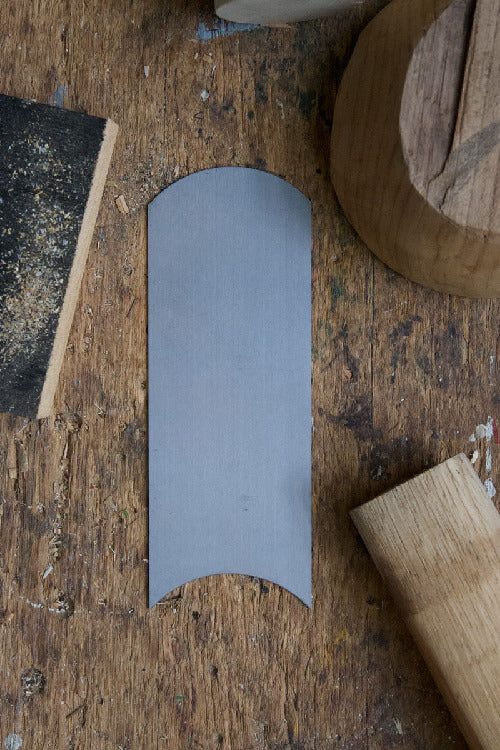 Precision Concave Convex Wood Scraper Blade for Fine Woodworking Surface Finishing