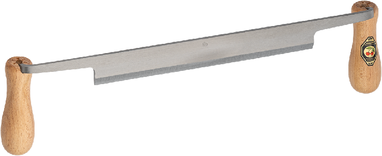 KIRSCHEN German Hand-Forged Drawknife with Beech Handles for Woodworking