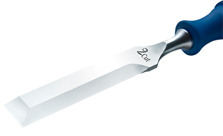 KIRSCHEN Professional 2CUT Dual-Edge Woodworking Chisel with Ergonomic 2K Handle