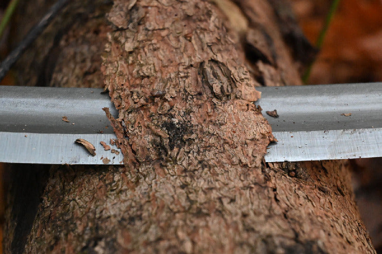 KIRSCHEN 250mm Curved Drawknife: Ergonomic Beech Handle Woodworking Tool