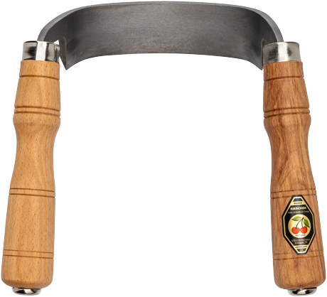 Premium German Barrel Scraper, 170mm Blade, Dual Handles, High-Carbon Steel