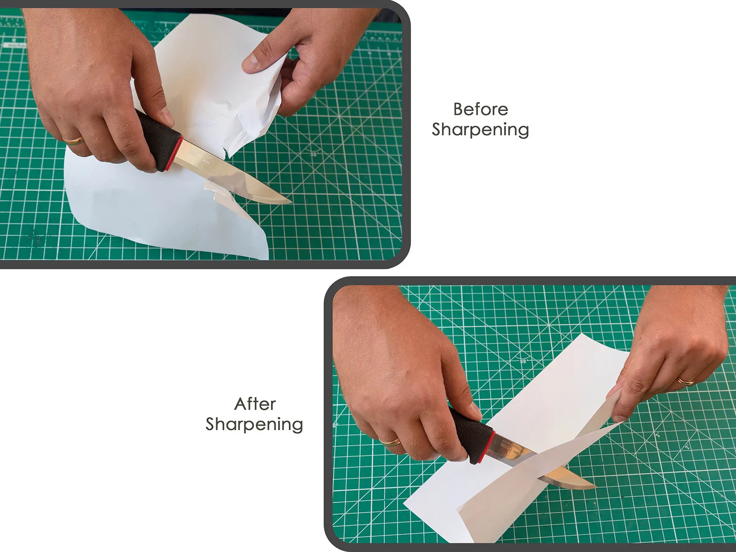 Dual-Sided Leather Paddle Strop with 3 Polishing Compounds BeaverCraft