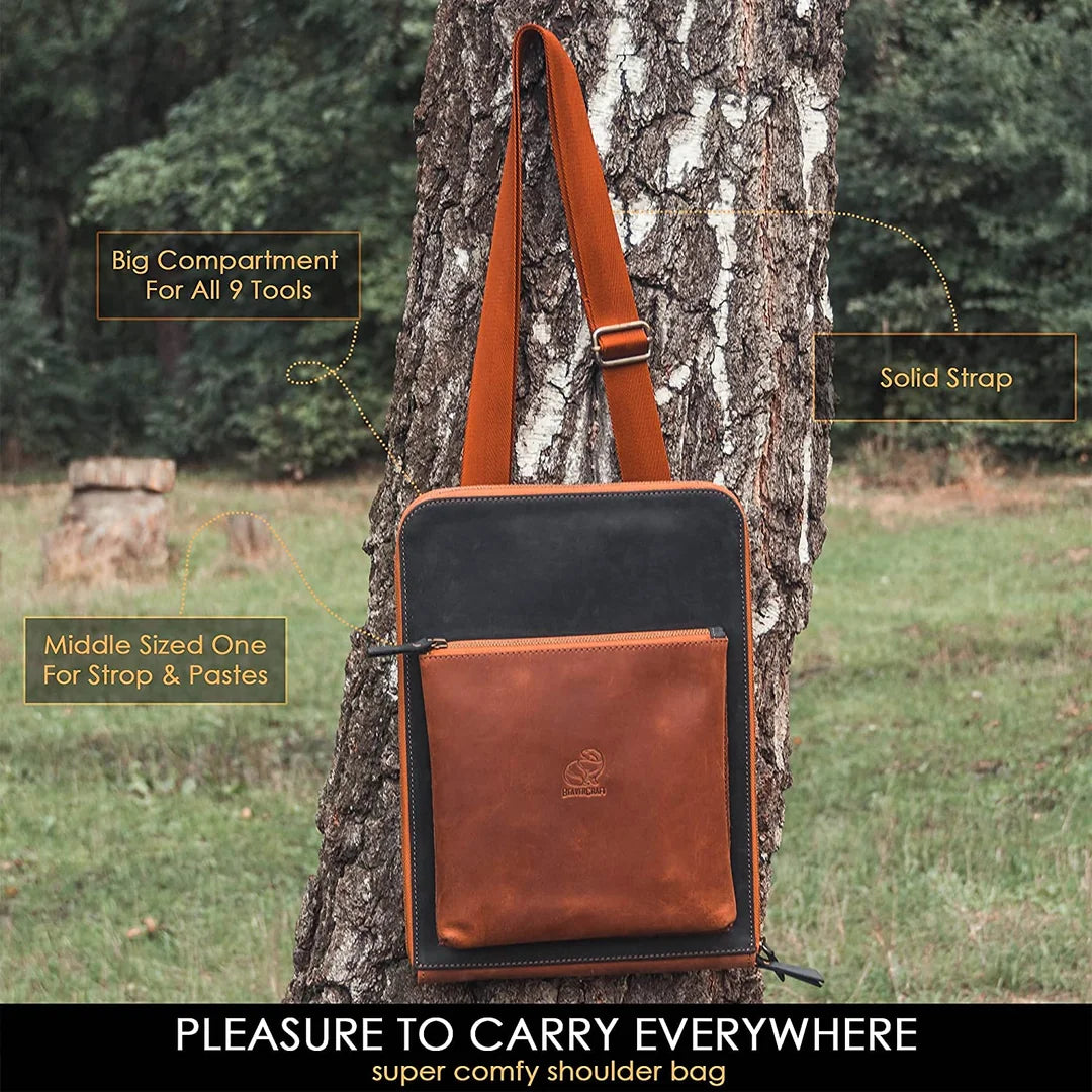 BeaverCraft S50X Deluxe Large Wood Carving Set with Walnut Handles