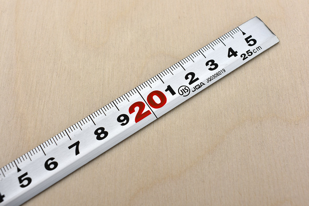 Shinwa 500mm Hard Chrome Carpenter's Square: Profiled, Thick Corner, Precise Woodworking Tool