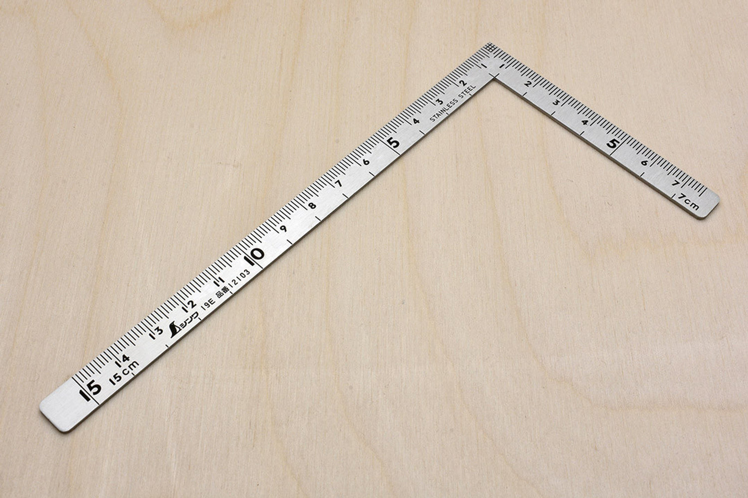 Shinwa Precision Polished Stainless Steel Small Square for Accurate Marking