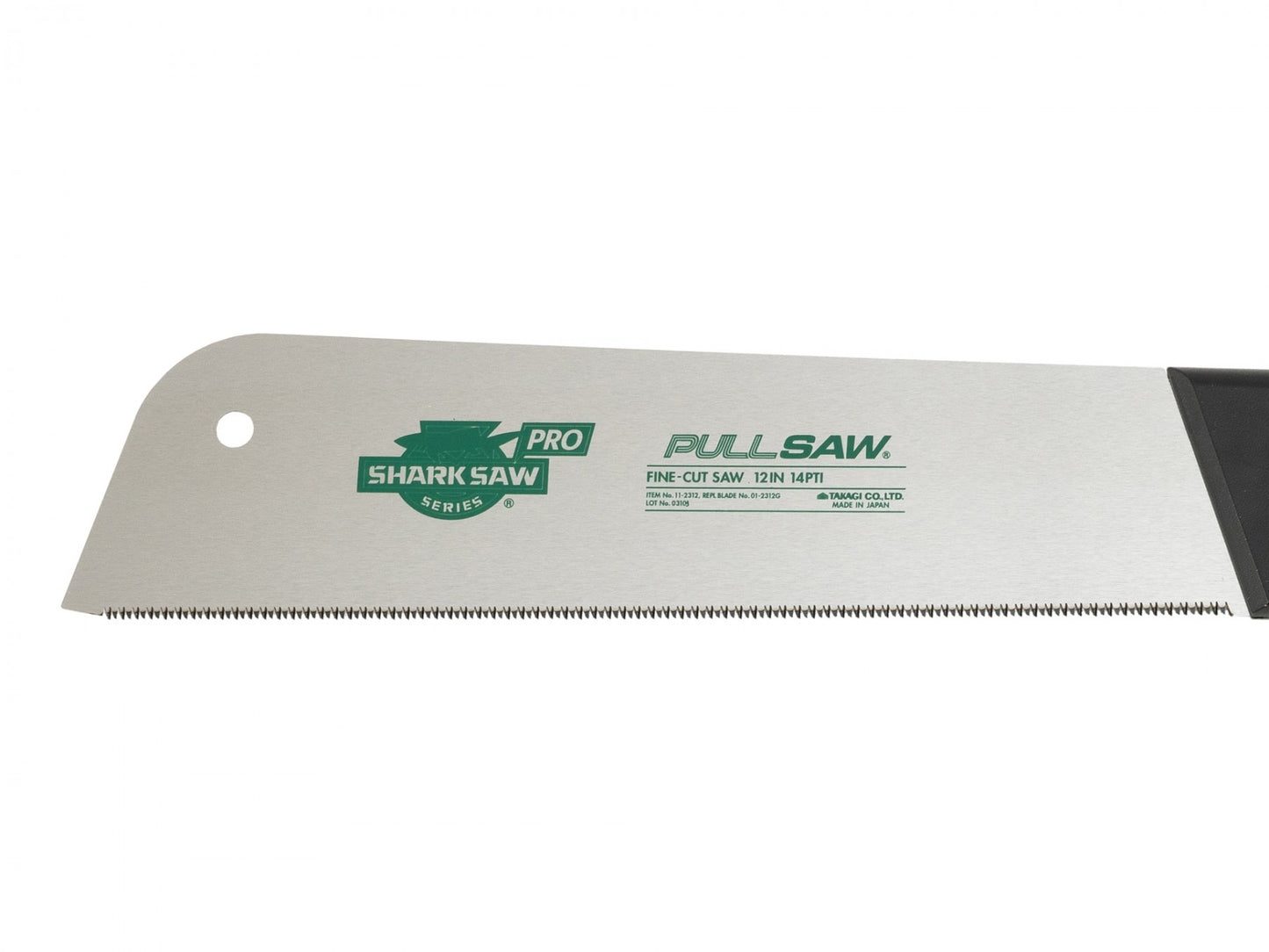 TAKAGI Shark Saw Pro Carpenter's Kataba Saw, Induction Hardened Blade, Softgrip Handle