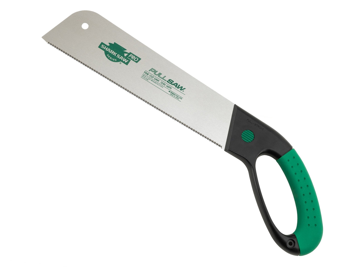 TAKAGI Shark Saw Pro Carpenter's Kataba Saw, Induction Hardened Blade, Softgrip Handle