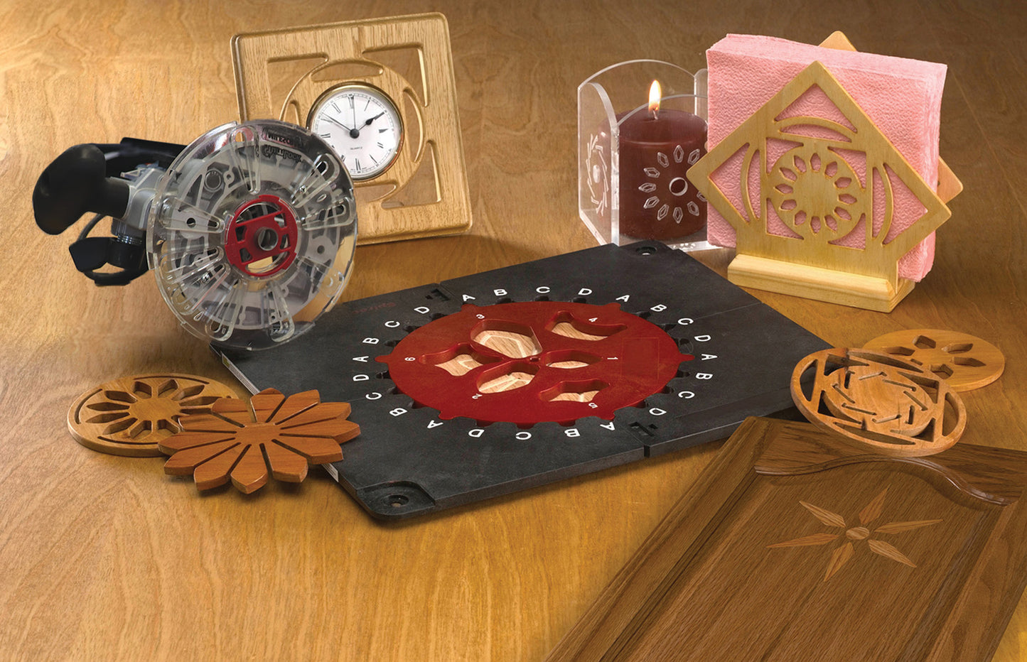 Design/InlayKit™ Metric Router Inlay Kit with TurnLock BasePlate