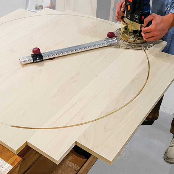 Metric CircleGuideKit Router Jig for Precise 40‑300mm Cuts