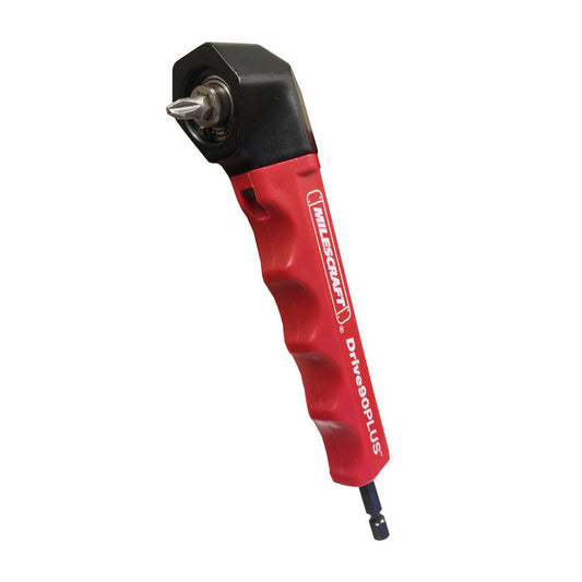 Milescraft Drive90PLUS Impact-Ready Right Angle Drill Attachment for Tight Spaces