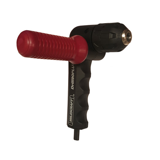 Milescraft Drill90PLUS Right Angle Drill Attachment 4‑inch Reach