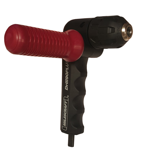 Milescraft Drill90PLUS Right Angle Drill Attachment 4‑inch Reach